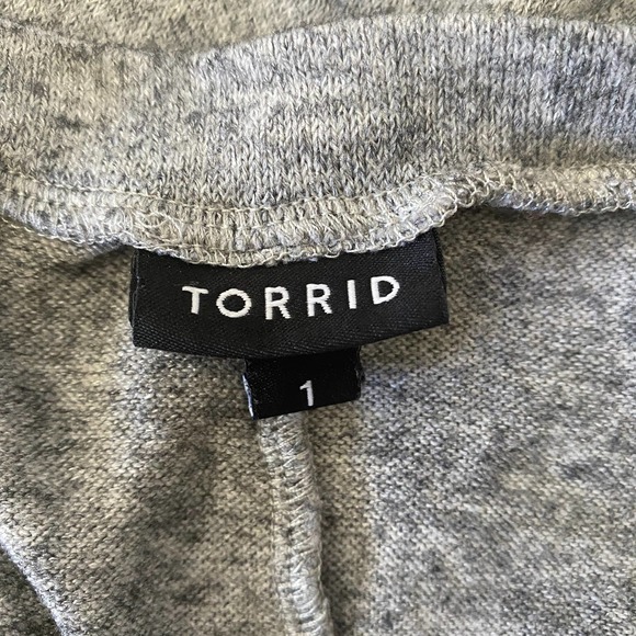 Torrid Hacci Knit Trapeze Dress in Heather Gray 1 14/16 - Picture 7 of 10